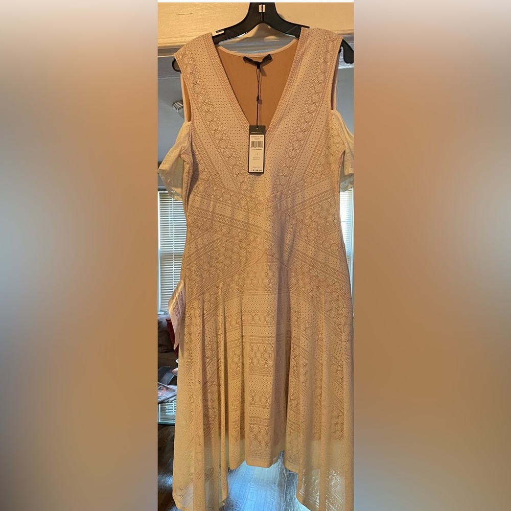 BCBGMAXAZARIA Cold Shoulder Dress NWT
